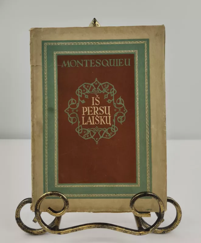 Iš persų laiškų 1949m. - Š.L. Montesquieu, knyga 3