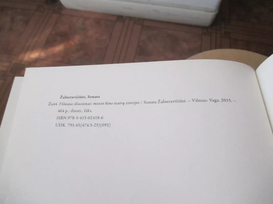 Vilniaus iliuzionai - Sonata Žalneravičiūtė, knyga 5