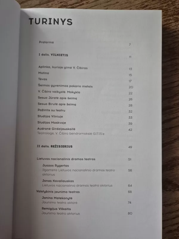 Vytautas Čibiras - vilnietis, režisierius, pedagogas - Jūratė Kuodytė, knyga 3
