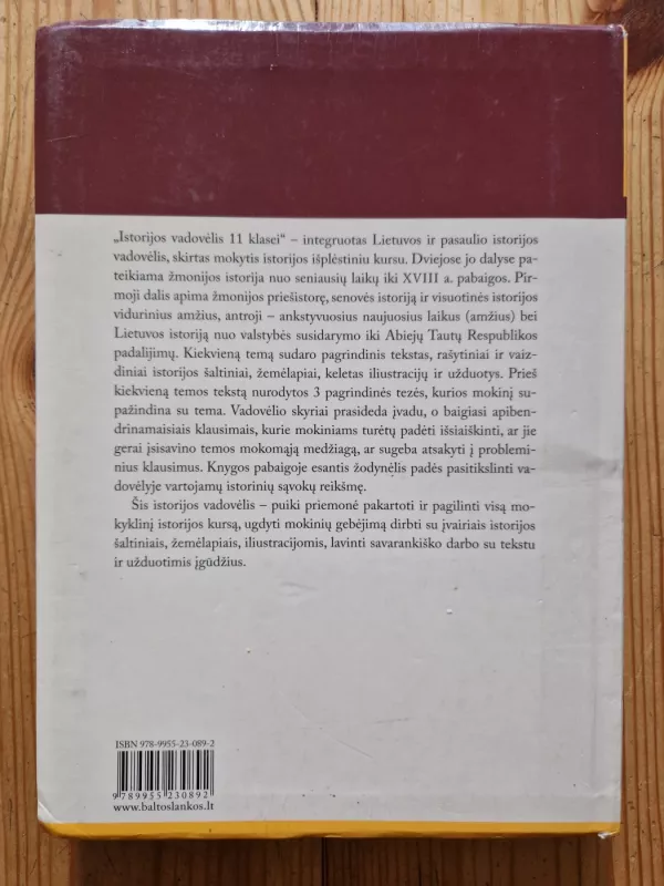 Istorija 11 kl. - G. Mackevičius, R.  Morozovienė, B.  Stukienė, knyga 3