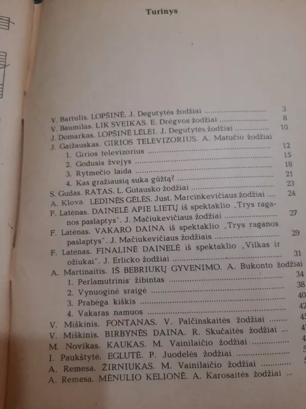 Mūsų mažiesiems 28 - Nijolė Kriūnienė, knyga 5