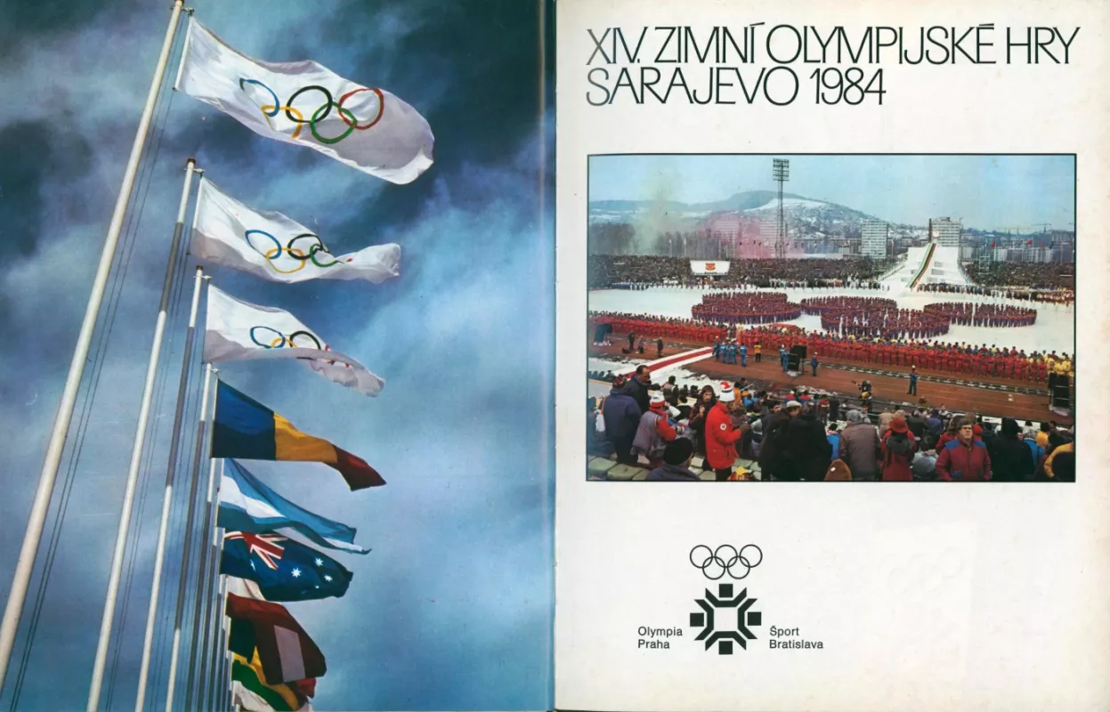 XIV. Zimni Olympijske Hry Sarajevo 1984 - Vladimir Dobrovodsky, Karel Prochazka, Petr David, knyga 3