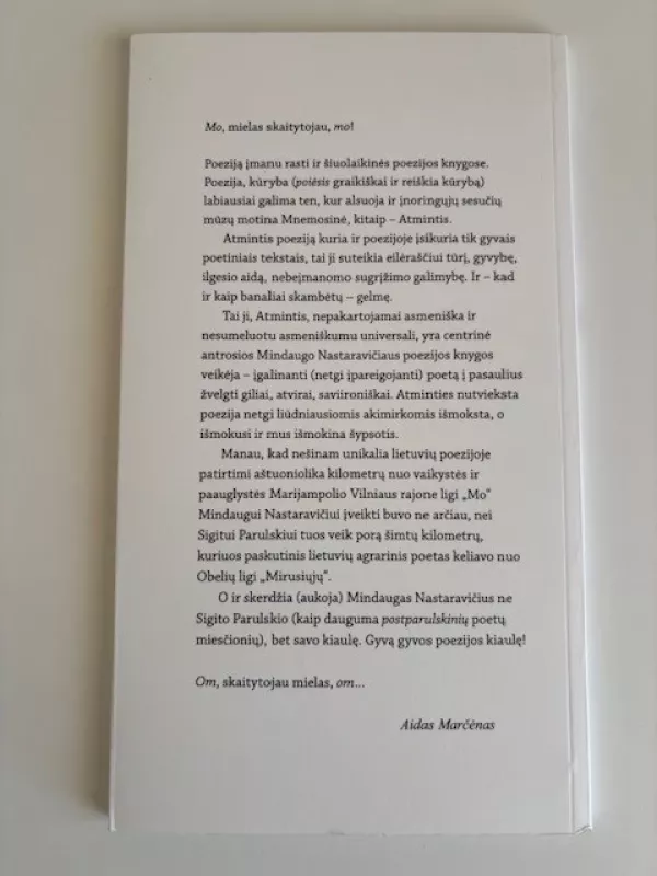 Mo - Mindaugas Nastaravičius, knyga 3