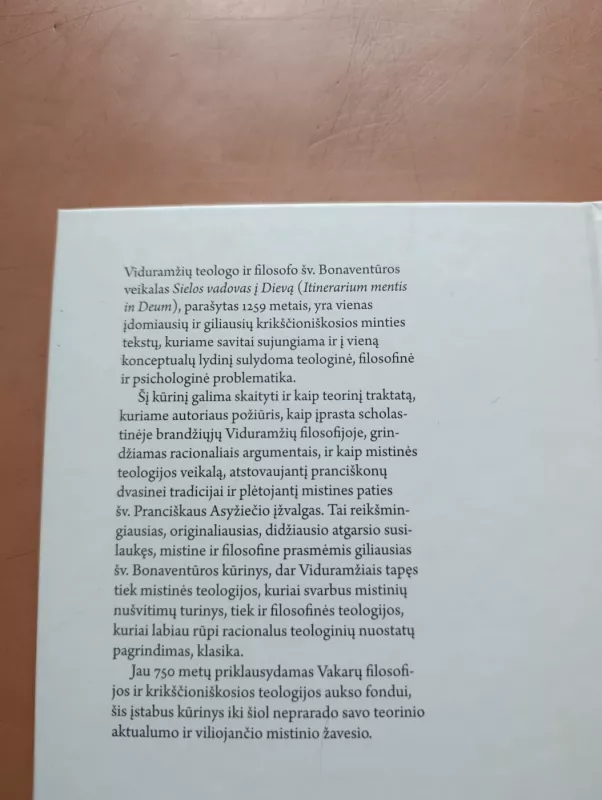 Šv.Bonaventūra Sielos vadovas į Dievą - Autorių Kolektyvas, knyga 4