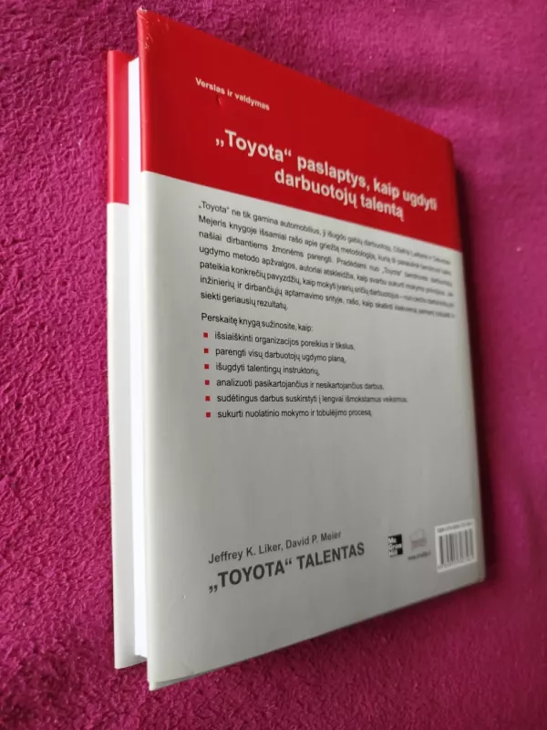 "Toyota" talentas - Jeffrey Liker, David  Meier, knyga 6