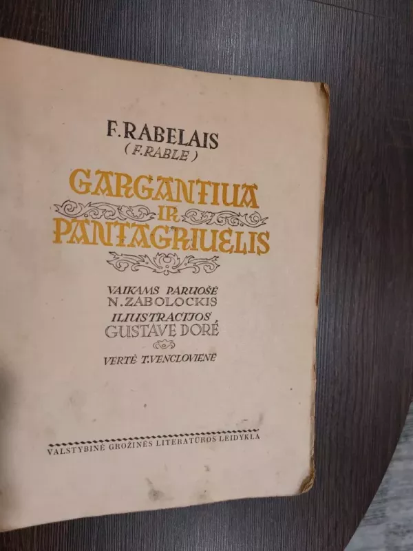 Gargantiua ir Pantagriuelis - Autorių Kolektyvas, knyga 3