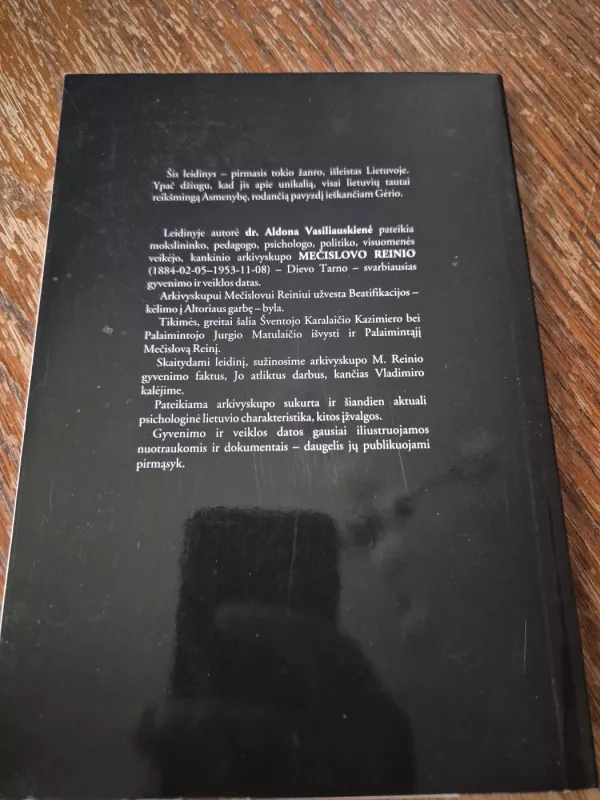 Arkivyskupo Mečislovo Reinio gyvenimo ir veiklos datos - Aldona Vasiliauskienė, knyga 4