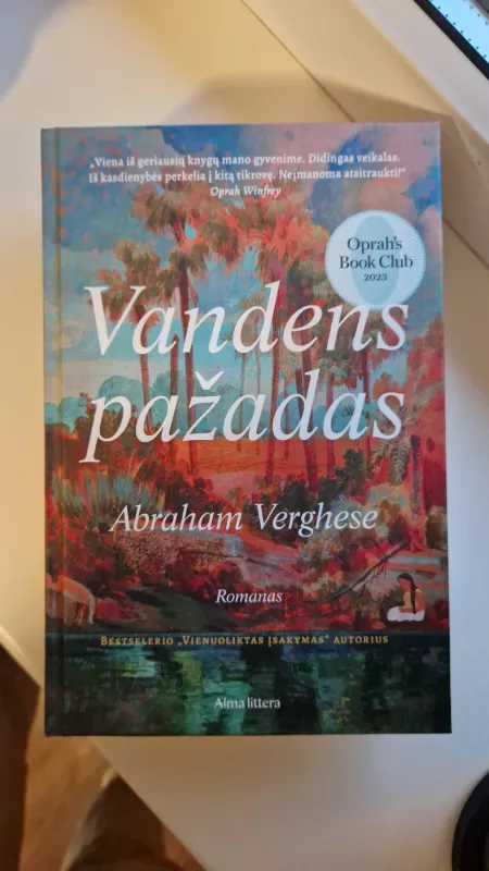 Vandens pažadas - Abraham Verghese, knyga 2