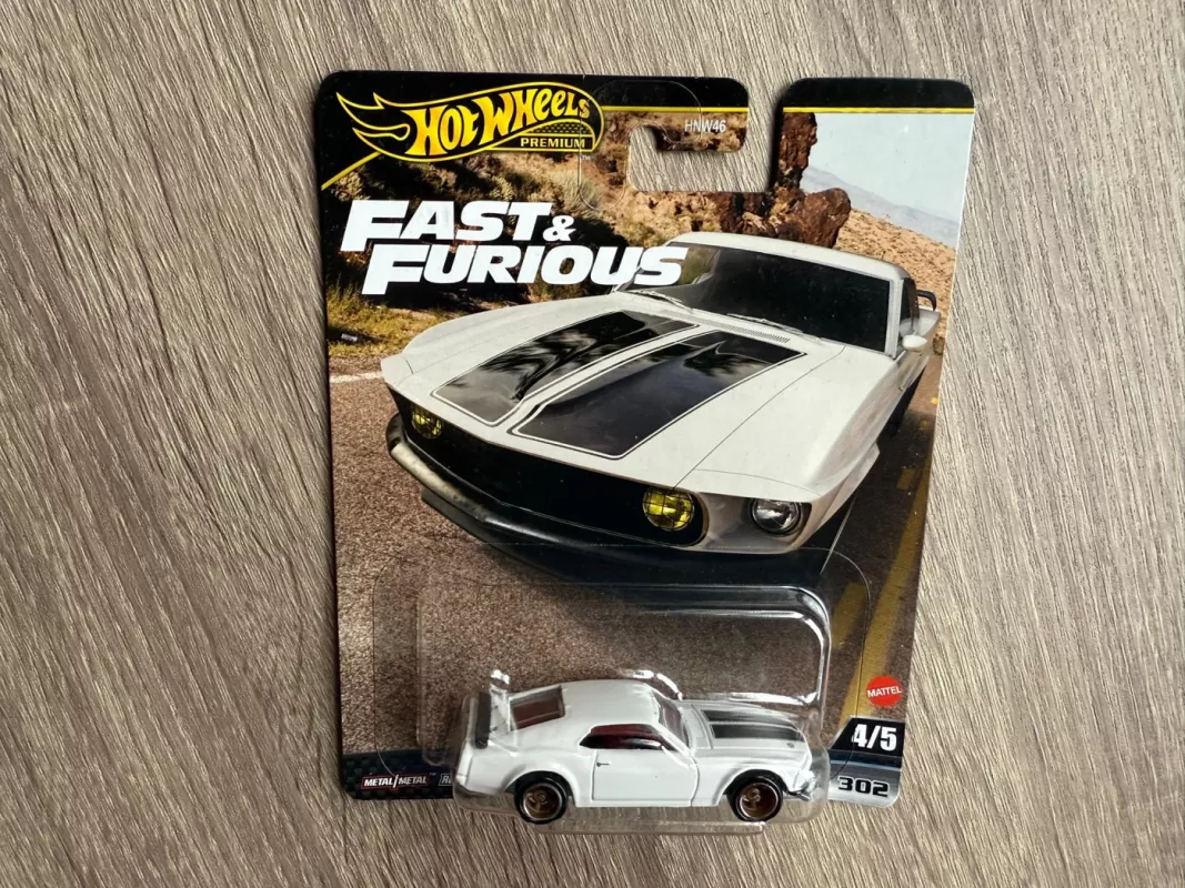 1969 Ford Mustang Boss 302 Fast & Furious Hot Wheels Premium - , namai ir interjeras 5