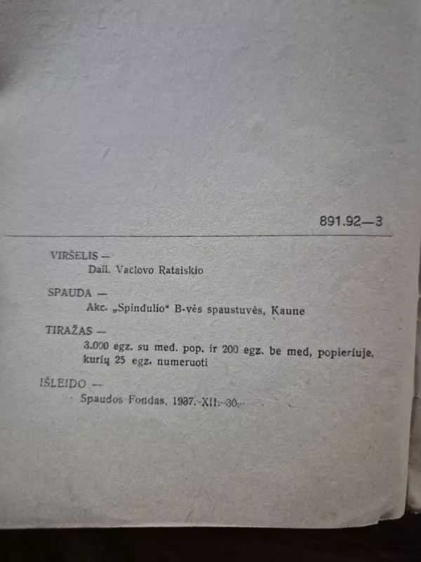 J.Marcinkevičius Benjaminas Kordušas,1937 m - Jonas Marcinkevičius, knyga 5