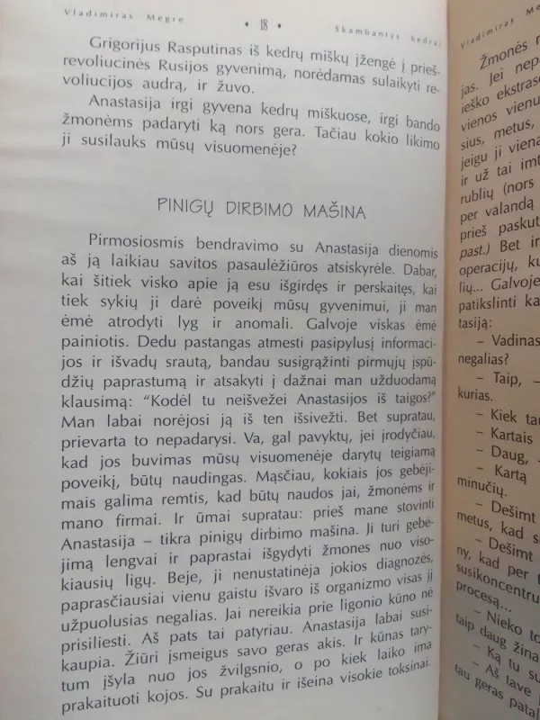 Skambantys kedrai - Vladimiras Megre, knyga 6