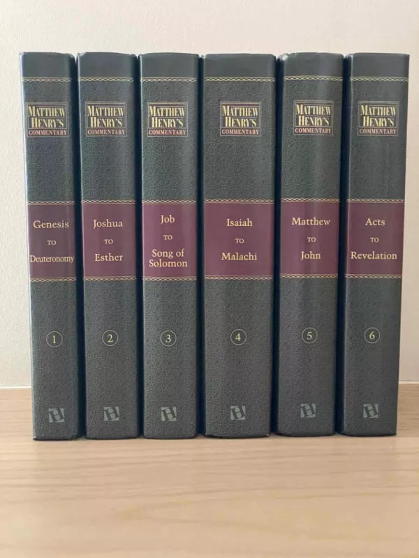 Commentary On The Whole Bible: 1, 2 3, 4, 5, 6, tomai - Matthew Henrys, knyga 3