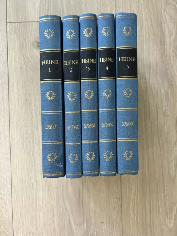Heines werke in fünf Bänden (5 tomai) - Heinrich Heine, knyga 3