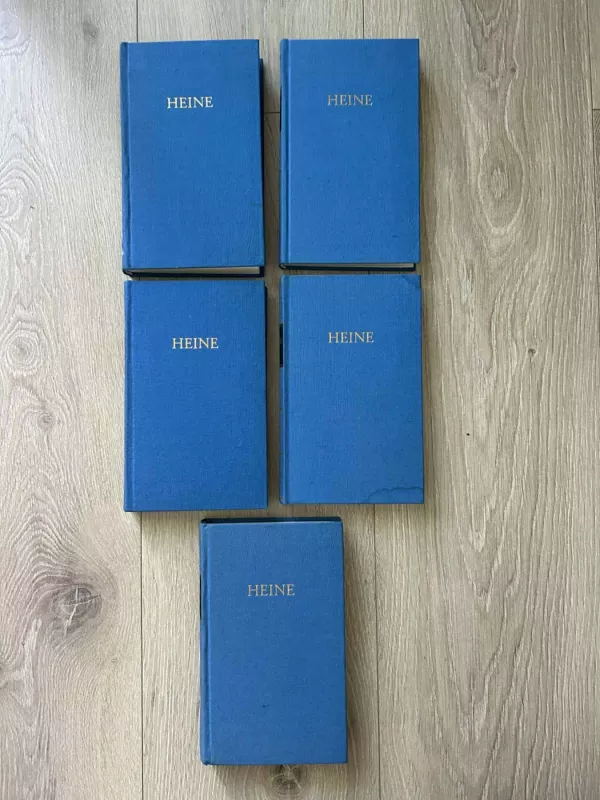 Heines werke in fünf Bänden (5 tomai) - Heinrich Heine, knyga 2