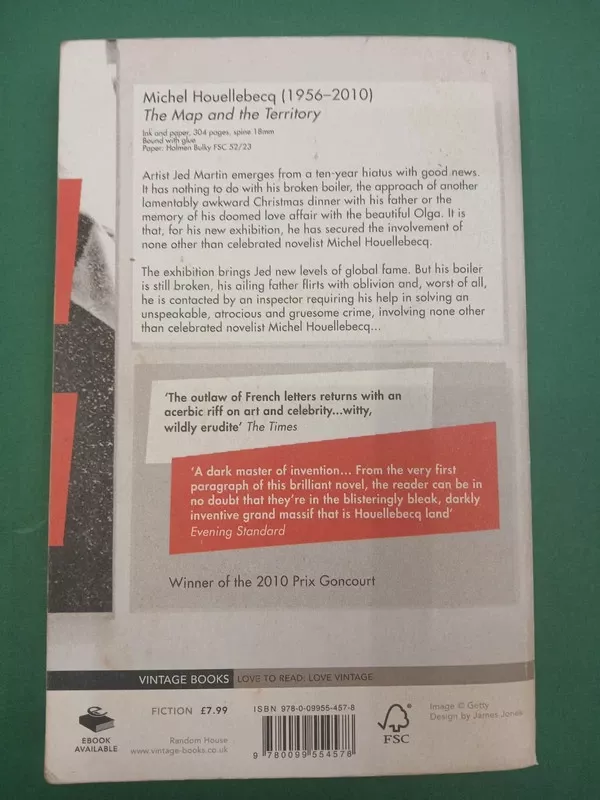 The Map and the Territory - Michel Houellebecq, knyga 3
