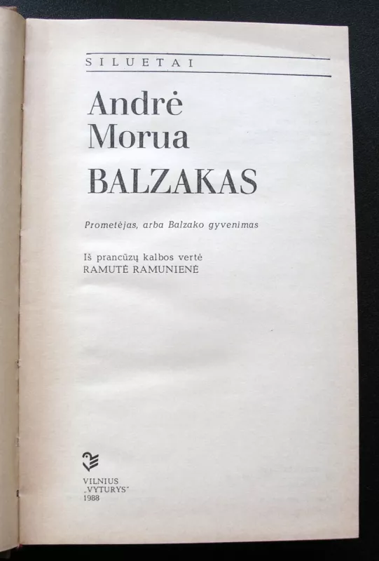 Balzakas - Andre Morua, knyga 3