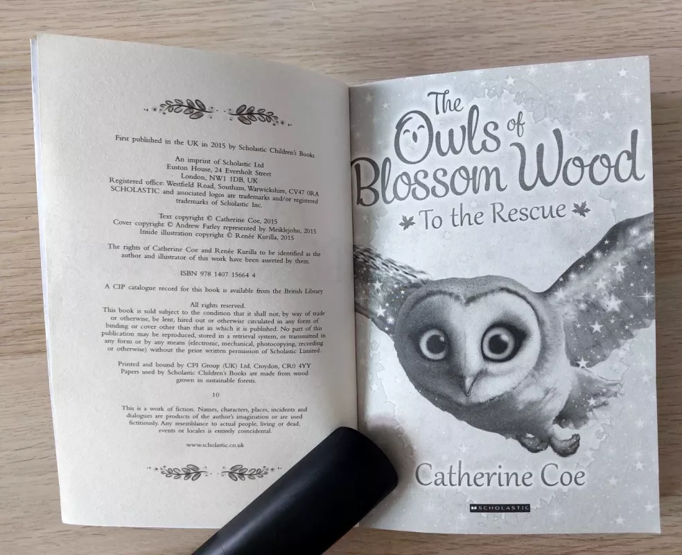 The Owls of Blossom Wood (Pack x 3) - Catherine Coe, knyga 5