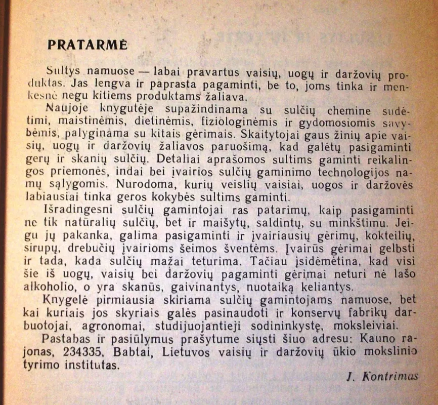 Viskas apie sultis - Stasė Bičkauskienė, Justinas  Kontrimas, knyga 5