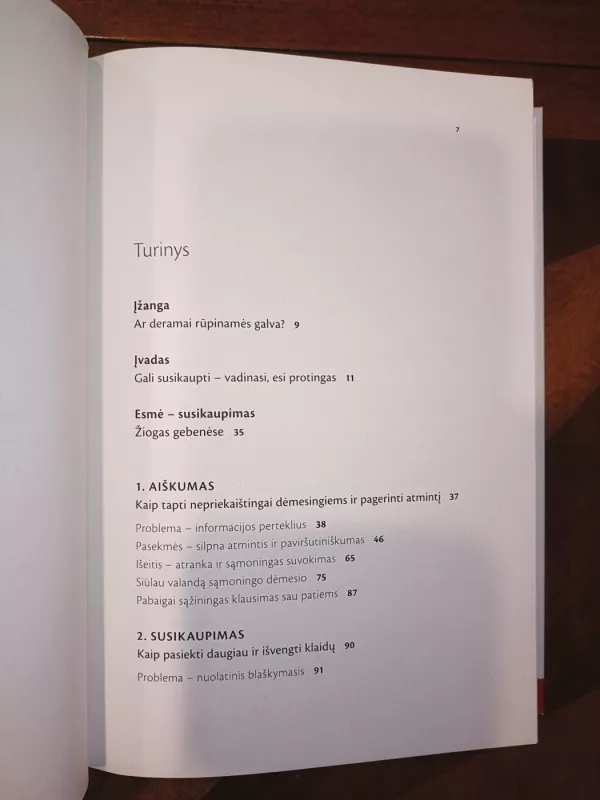 Lengva galva. Kaip išmokti gyventi be įtampos, geriau susikaupti ir tapti kūrybiškiems - Volker Busch, knyga 5