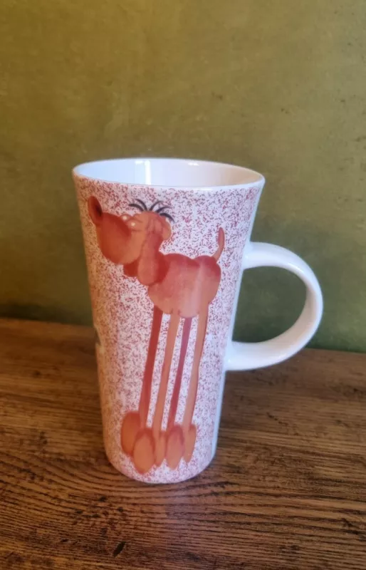 Puodukas su ilgakojais šuniukais - , namai ir interjeras 2