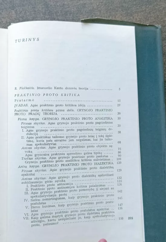 Praktinio proto kritika (1987) (skaityta knyga) - Imanuelis Kantas, knyga 3