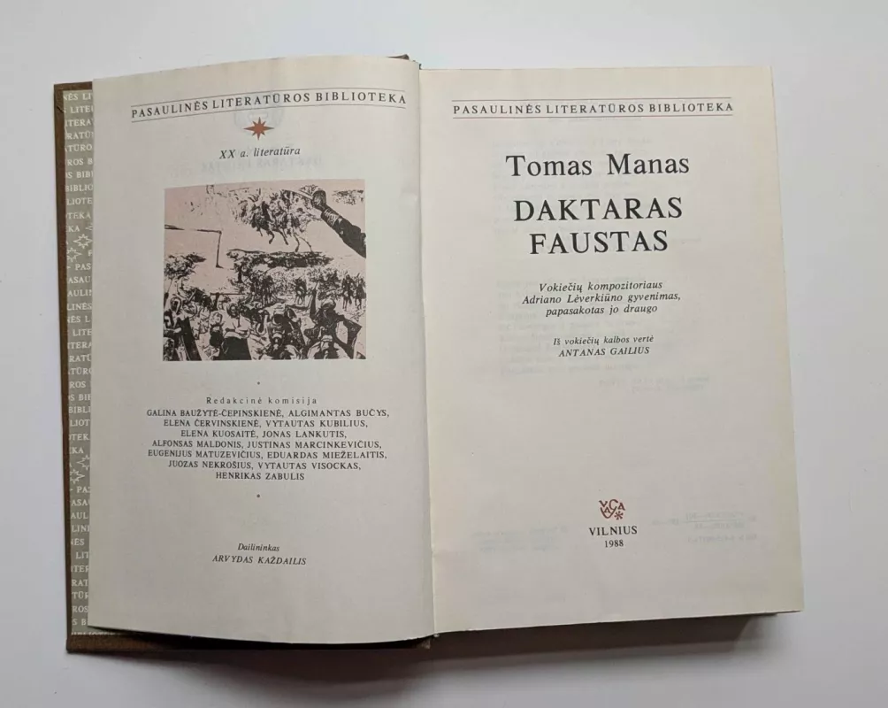 Daktaras Faustas - Tomas Manas, knyga 2