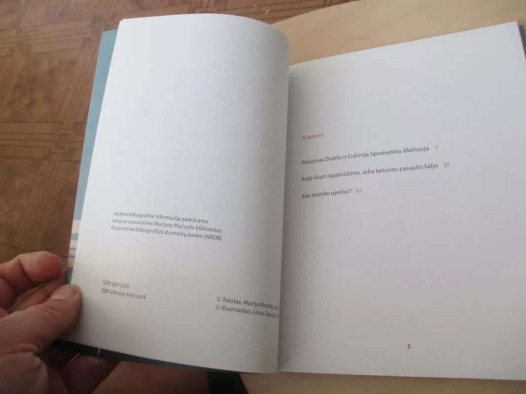 Patisonas Dublis ir cukinija Sprakselina iškeliauja - Marija Monika, knyga 5