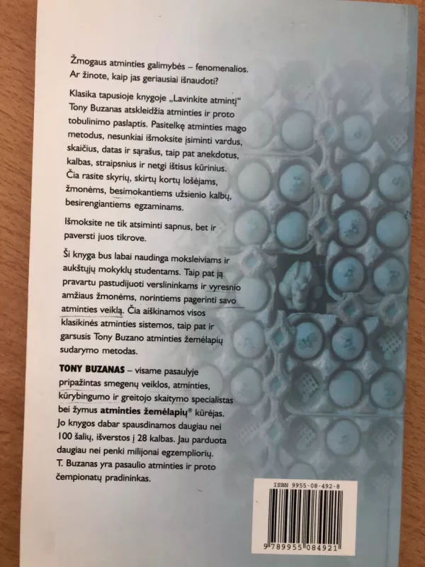 Lavinkite atmintį - Tony Buzan, knyga 3