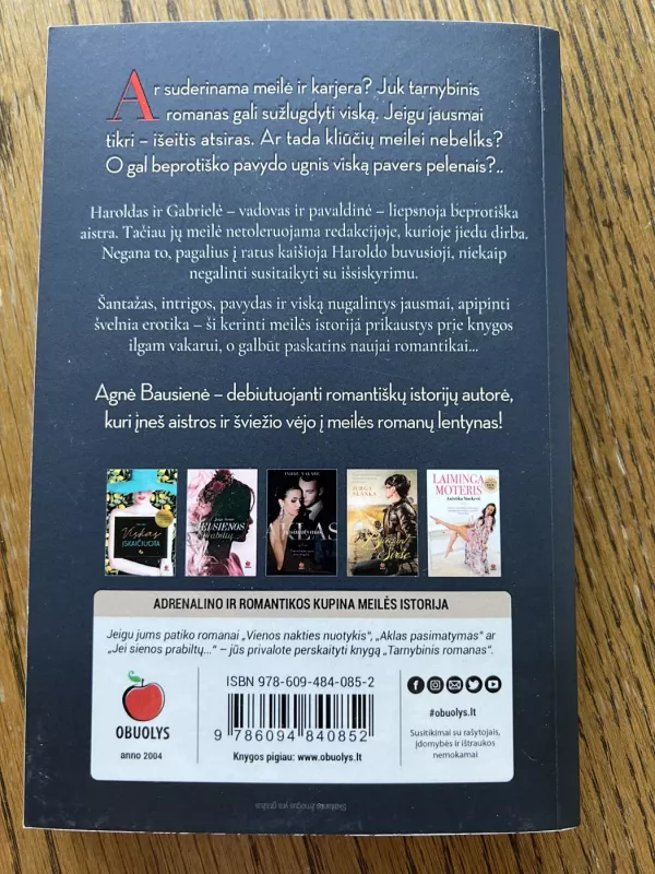 Tarnybinis romanas - Agnė Bausienė, knyga 5