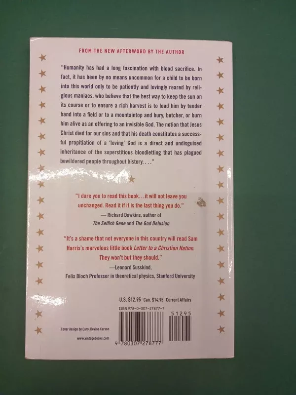 Letter to a Christian Nation - Sam Harris, knyga 3