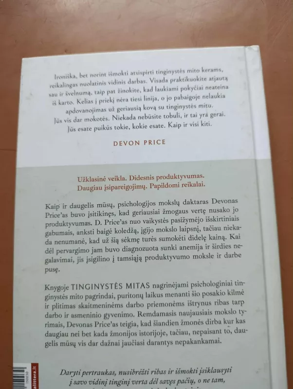 Tinginystės mitas - Devon Price, knyga 4