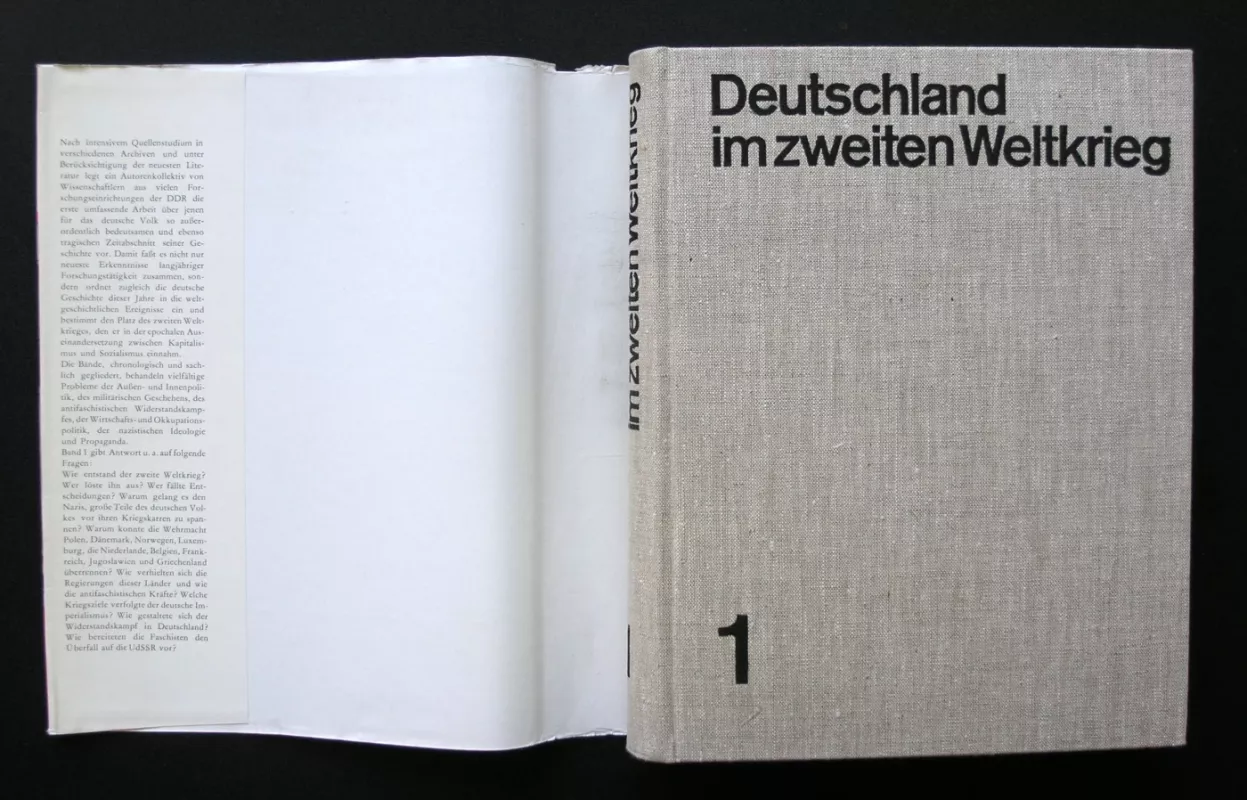 Deutschland im zweiten Weltkrieg Band 1 - Wolfgang Schumann, Gerhart Hass, Karl Drechsler, knyga 3