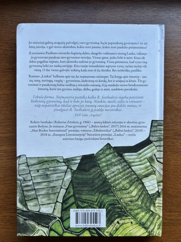 Laukas - Robert Seethaler, knyga 3