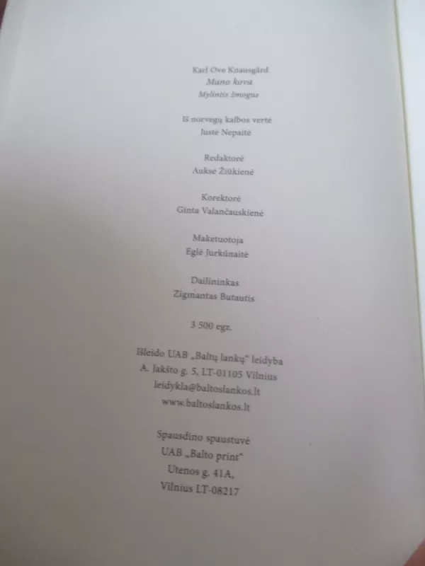 Mano kova mylintis žmogus - Autorių Kolektyvas, knyga 5