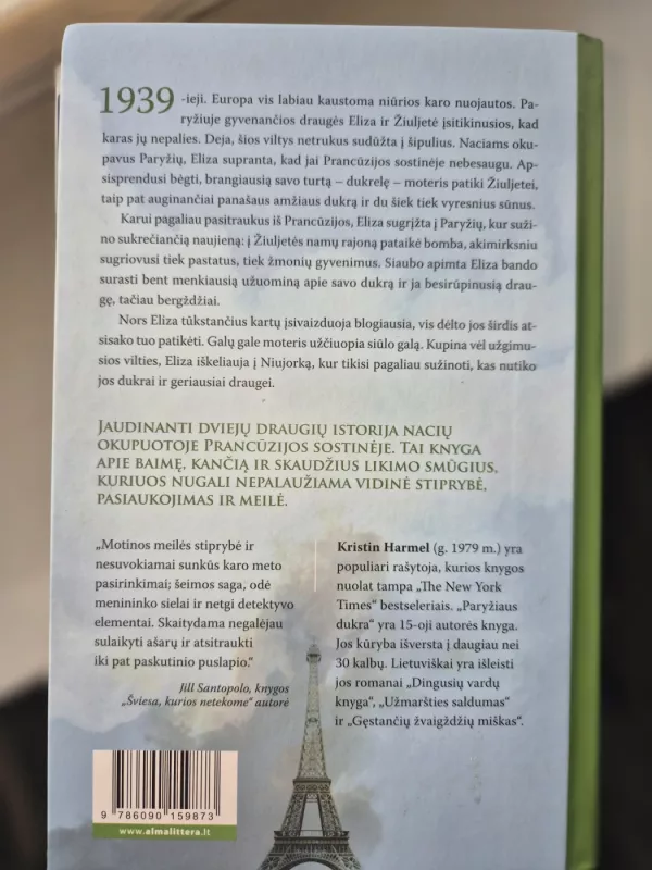 Paryžiaus dukra - Kristin Harmel, knyga 3