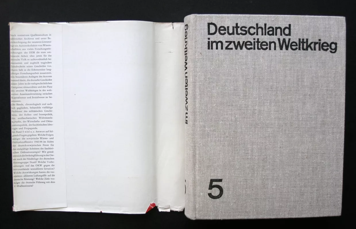 Deutschland im zweiten Weltkrieg Band 5 - Schumann Wolfgang/ Wolfgang Bleyer, knyga 3