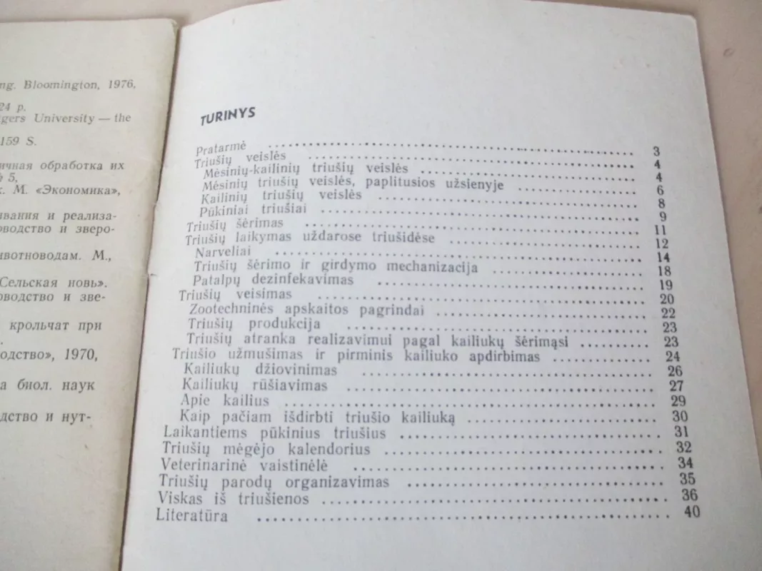 Triušių augintojui - A. Sild, knyga 6
