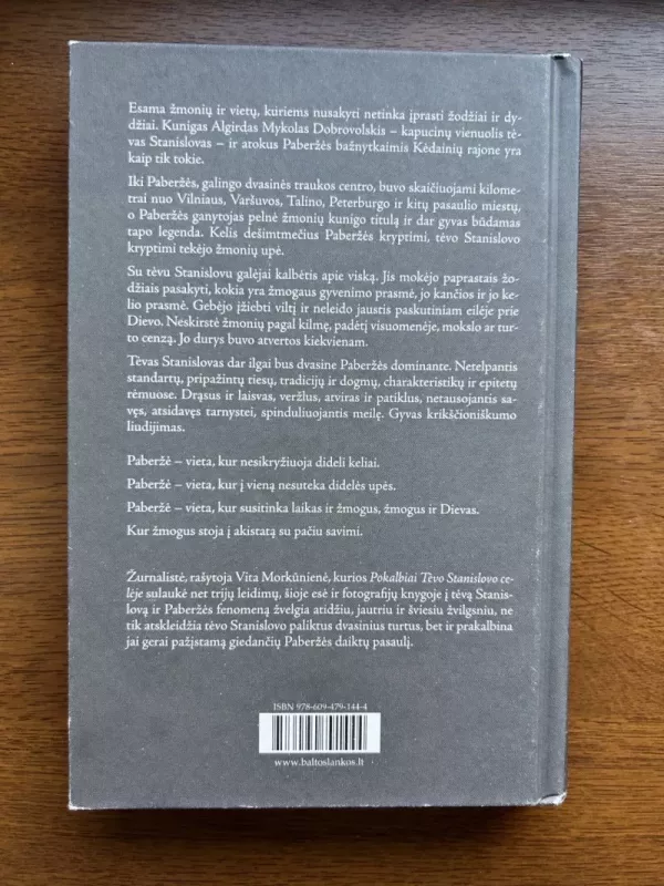 Tėvo Stanislovo Paberžė. Giesmė Esimui - Vitalija Morkūnienė, knyga 3