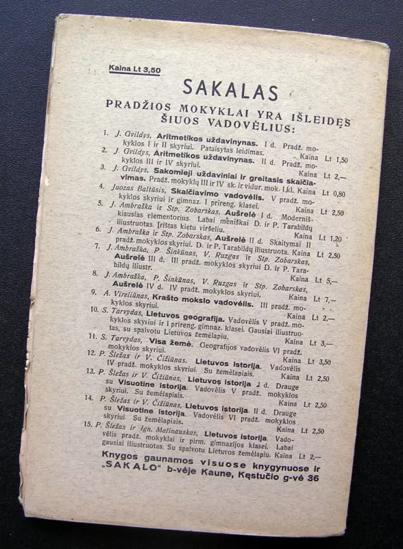 Didaktika : bendrasis mokymo mokslas - Alfred Schmieder, knyga 5