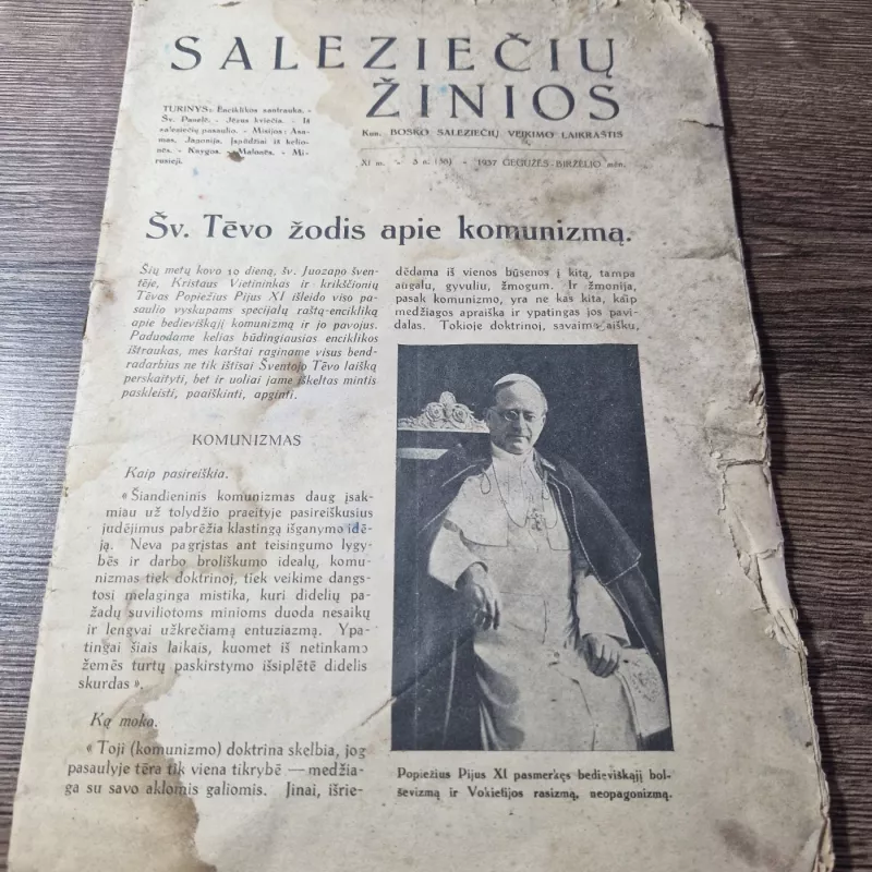 SALEZIEČIŲ ŽINIOS 1937 GEGUŽĖS- BIRŽELIO mėn. - Autorių kolektyvas (įvairūs), knyga 2