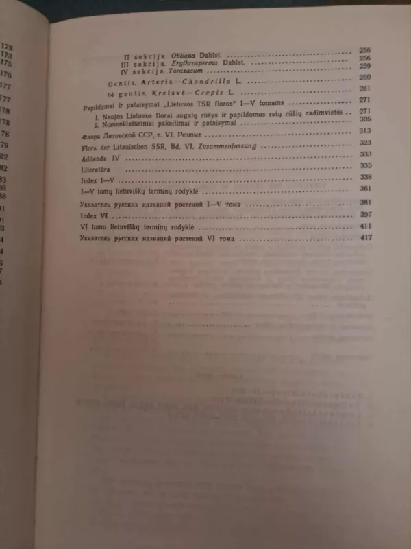 Lietuvos TSR Flora VI tomas - Autorių Kolektyvas, knyga 5