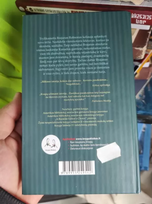 Brajano kirvis - Gary Paulsen, knyga 3