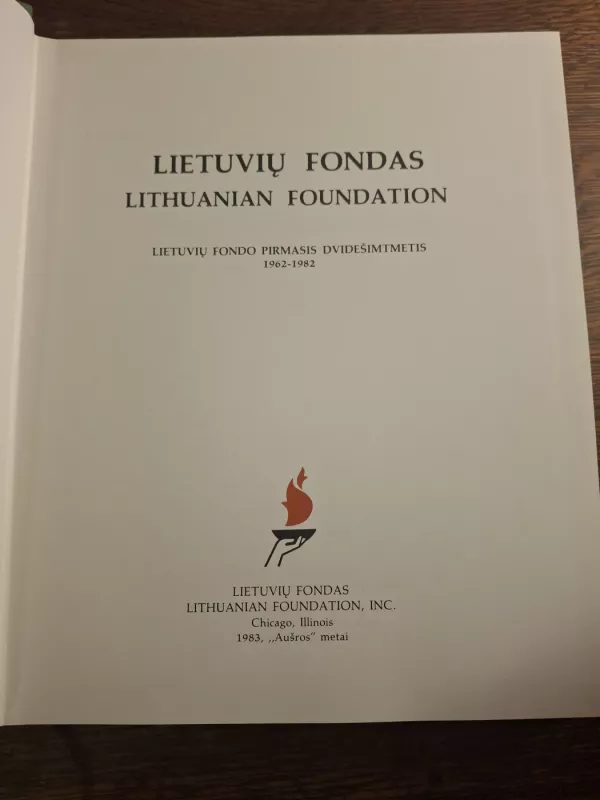 Lietuvių fondas - P. Bagdonas, knyga 3