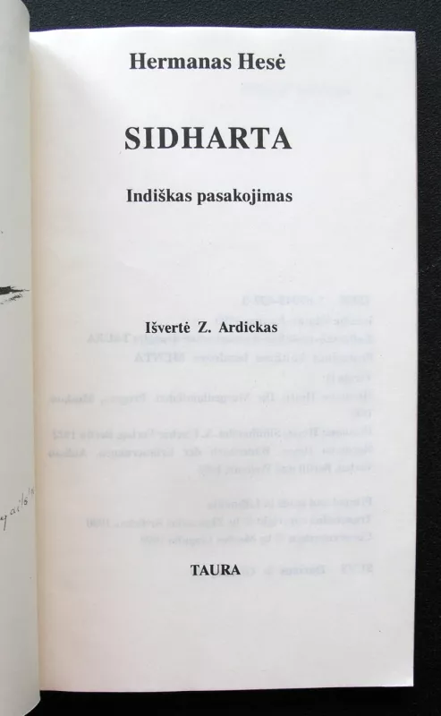 Sidharta - Hermanas Hesė, knyga 3