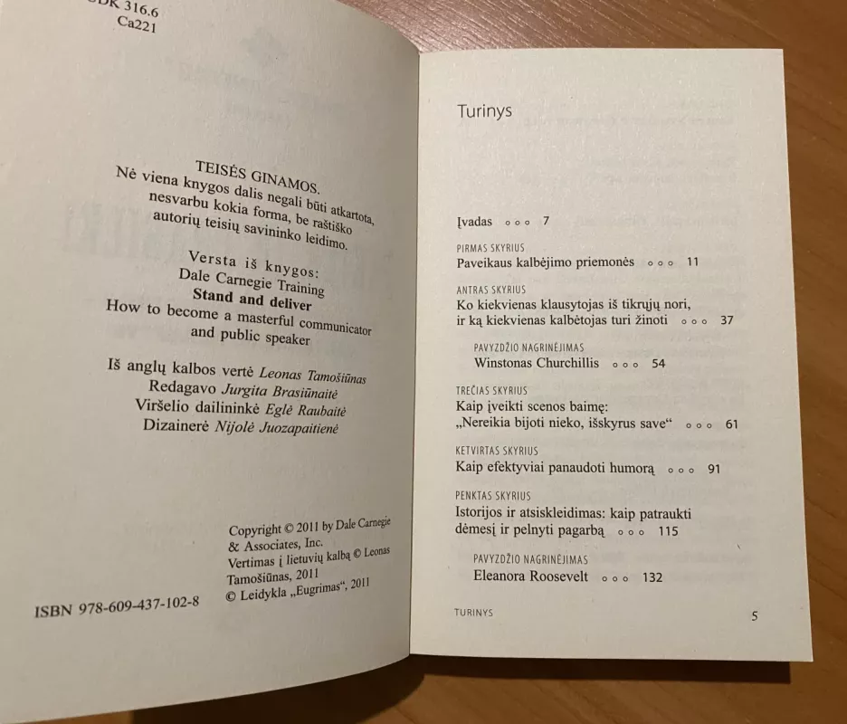 Pakilk ir prabilk - Dale Carnegie, knyga 4