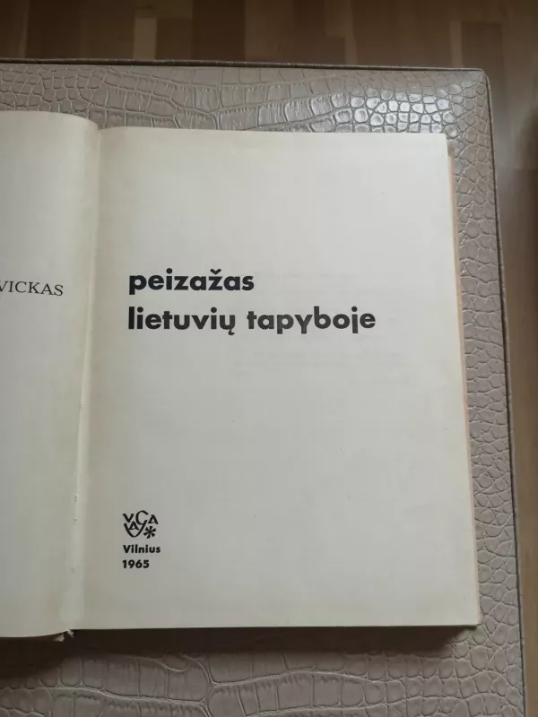 Peizažas lietuvių tapyboje - Augustinas Savickas, knyga 6
