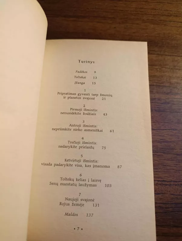 Keturios toltekų išmintys - Ruiz Don Miguel, knyga 5