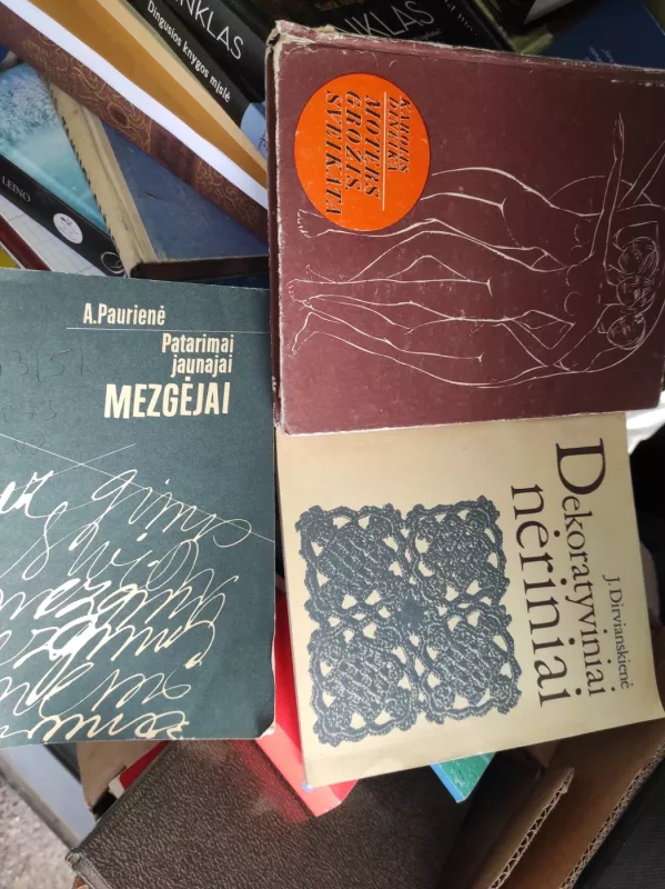 Dekoratyviniai nėriniai - Jadvyga Dirvianskienė, knyga 2