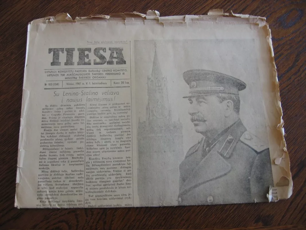 Tiesa 1947m. - Įvairūs autoriai, knyga 2
