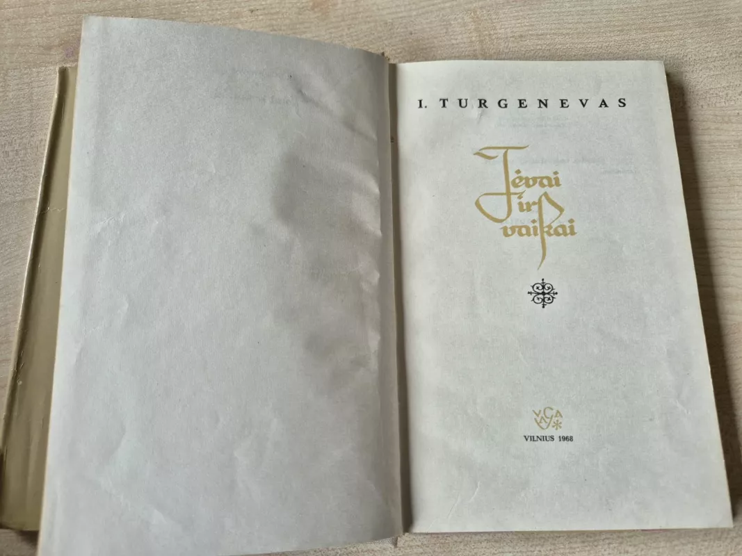 Tėvai ir vaikai - I. Turgenevas, knyga 3